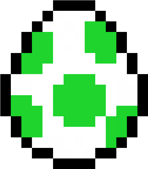Yoshi's Egg - Super Mario World Yoshi Egg (1184x1184), Png Download