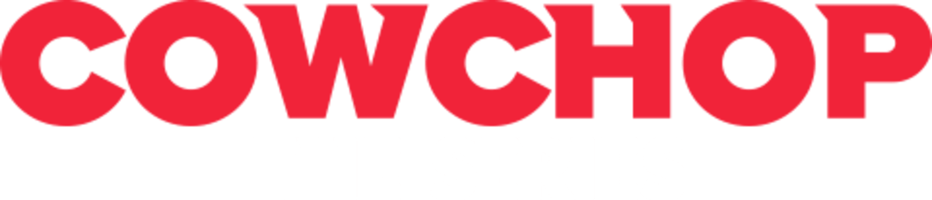 Cow Chop - Sign (1920x412), Png Download