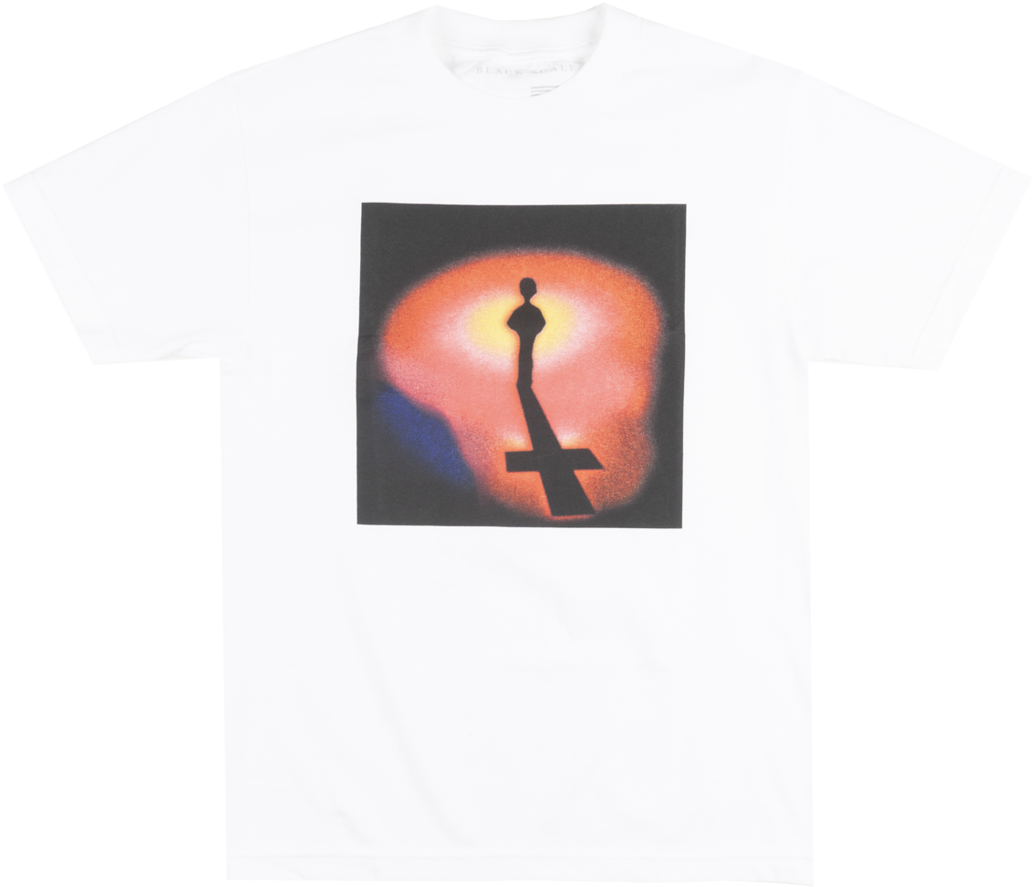 Black Scale Shadow Cross T-shirt Mens Streetwear Occult - Cross (1060x912), Png Download