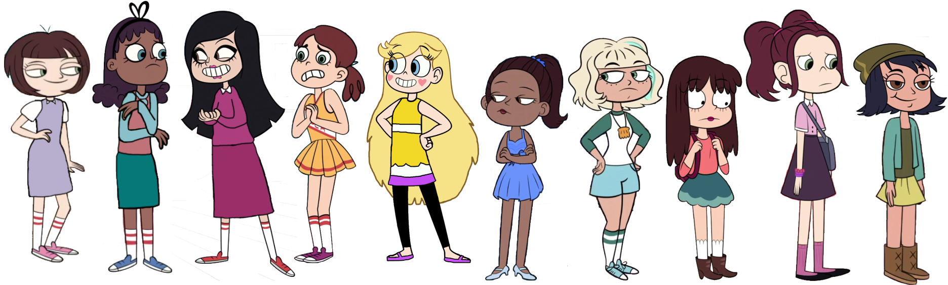 1920 X 617 8 0 - Girl Group Cartoon Png (1920x617), Png Download