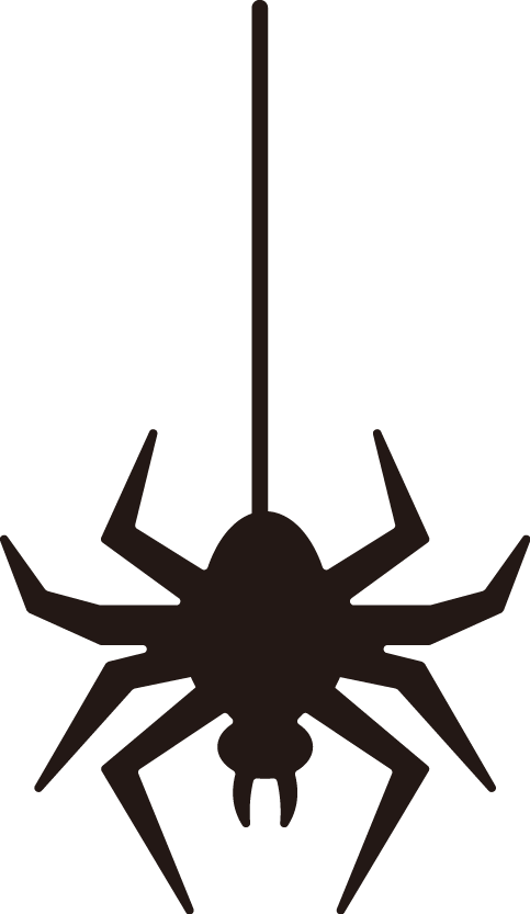 Free Online Spider Insect Horrible Halloween Vector - Illustration (483x833), Png Download