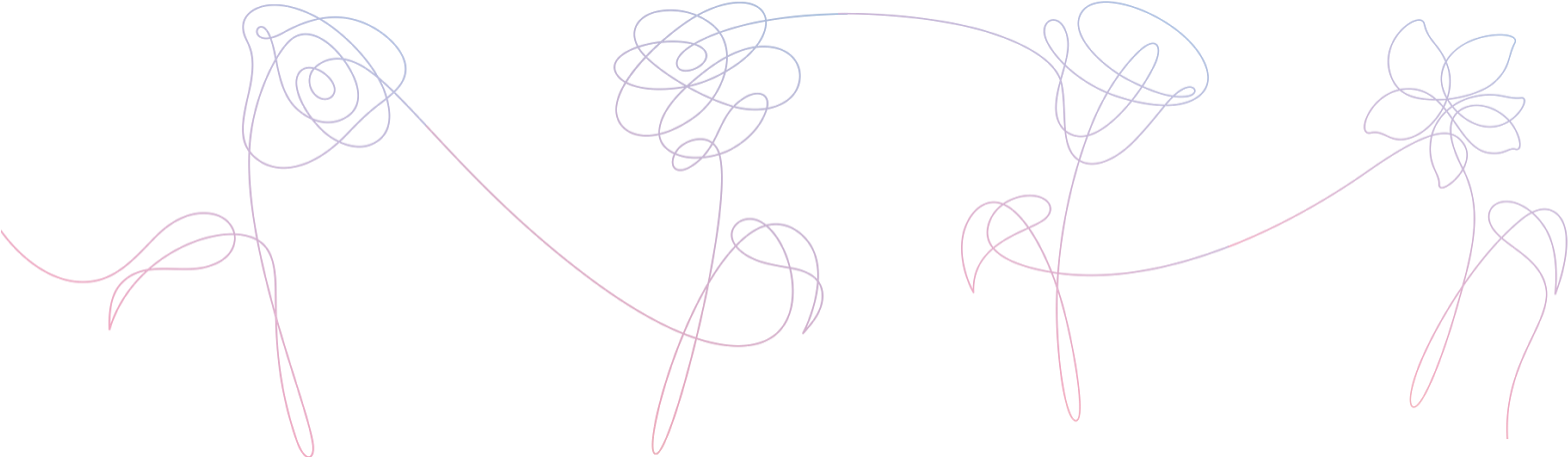 Regresa De La Guerra Hormonal Con Un Nuevo Video Musical - Flores Del Album De Bts (1600x488), Png Download