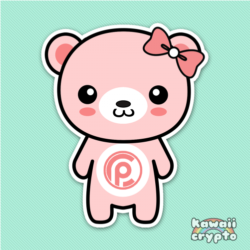 Pink Coin - Caticorn Kawaii (800x500), Png Download