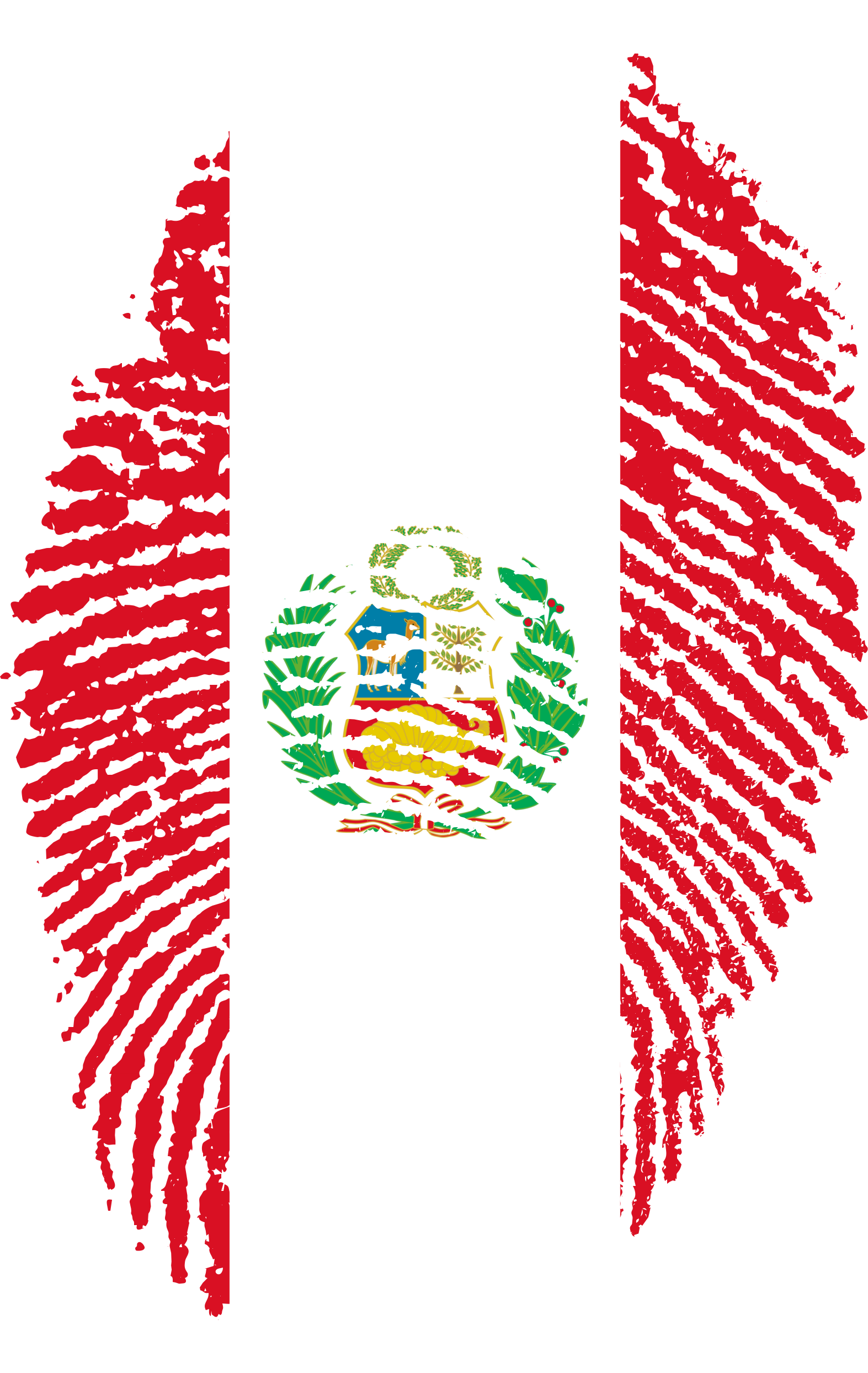 Icg Peru &ndash International Consulting Group - Mexico Flag Fingerprint (1573x2488), Png Download