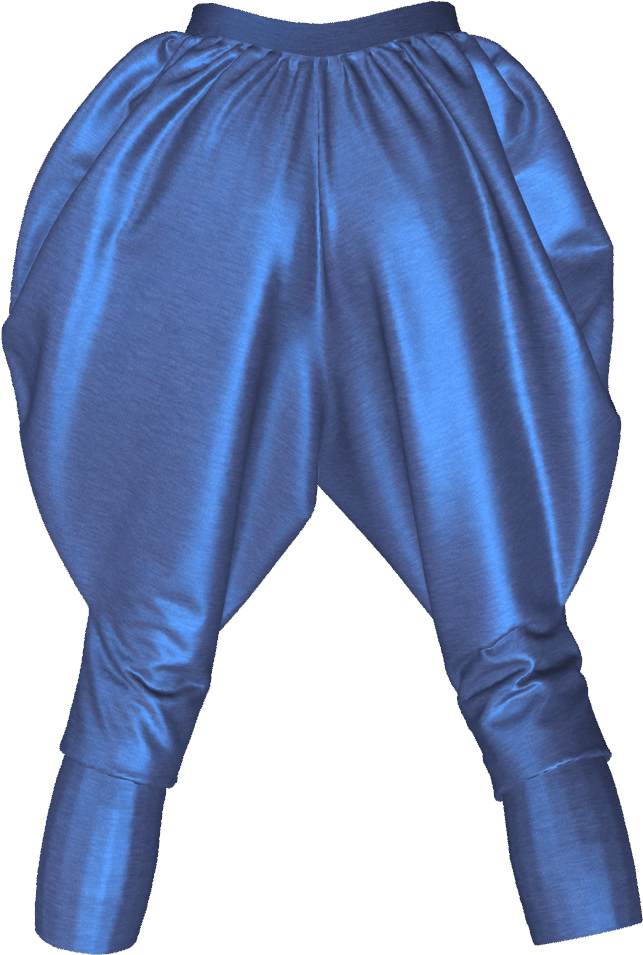 Marvelous Designer Ottoman Pants Garment File - Spandex (1155x1174), Png Download