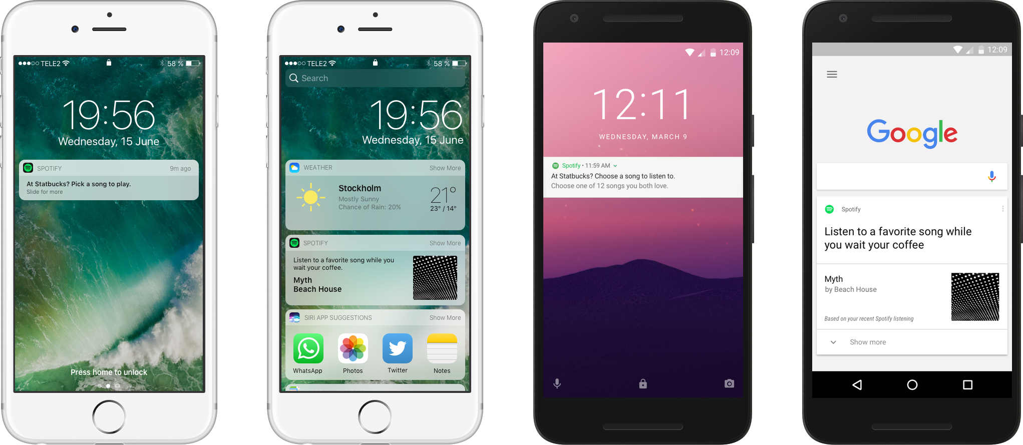 Notification About Service Availability, Ios Widget, - Google (2043x889), Png Download