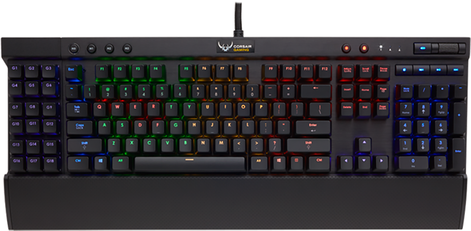 Corsair K95 Rgb Mechanical Gaming Keyboard Corsair K95 Uk Full Size Png Download Seekpng