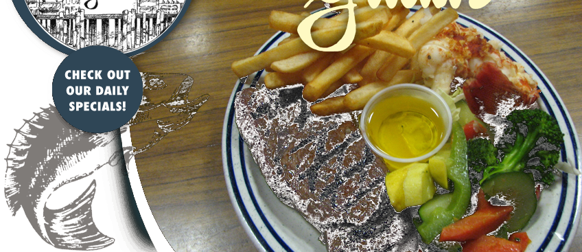 Gildas Restaurant - Fish And Chips (848x367), Png Download