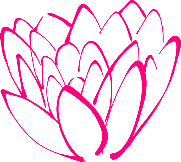 Original Png Clip Art File Pink Lotus Svg Images Downloading - Transparent Flower Vectors Png (600x535), Png Download