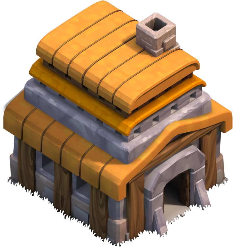 Town Halls - Clash Of Clans Building Png (801x851), Png Download