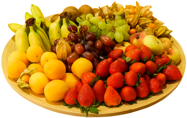 Plate Full Of Fruits Png Image - Vitaminer Png (960x640), Png Download