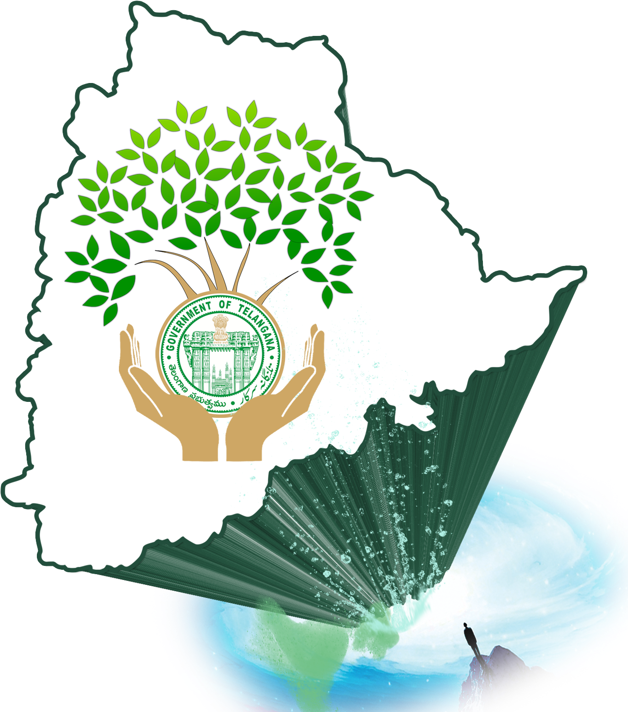 Tree Clipart Transparent Background (1383x1479), Png Download