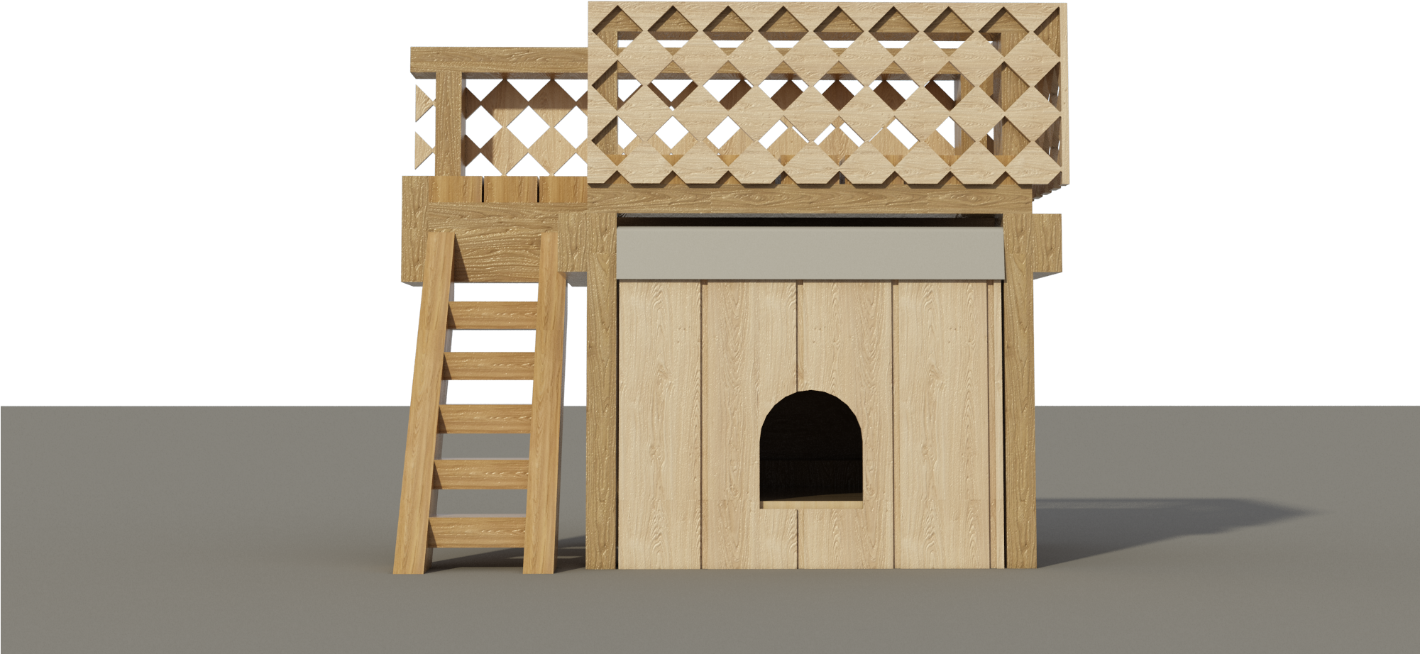 Dog House Plans - Plywood (2000x1333), Png Download