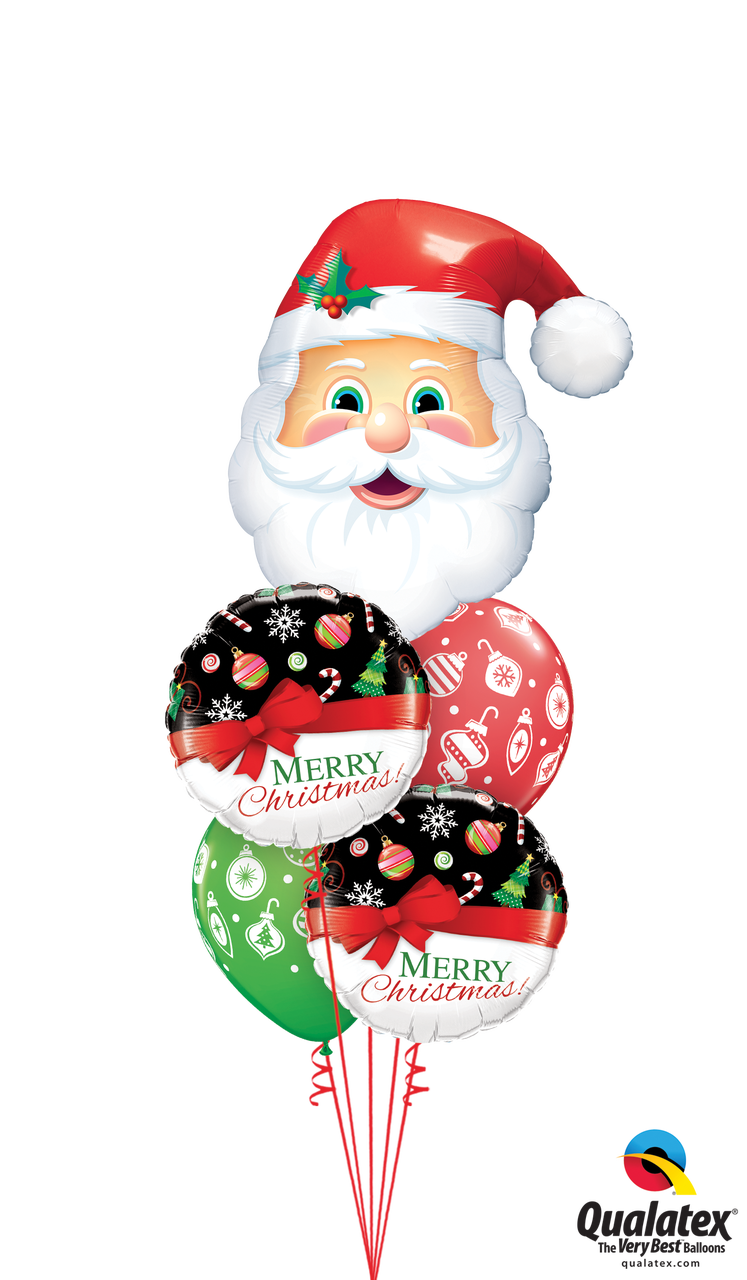 Christmas Checklist Bouquet - Christmas Balloon Bouquet (747x1280), Png Download
