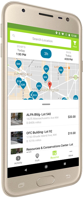 Parkmobile Smartphone Promotion - Iphone (594x763), Png Download