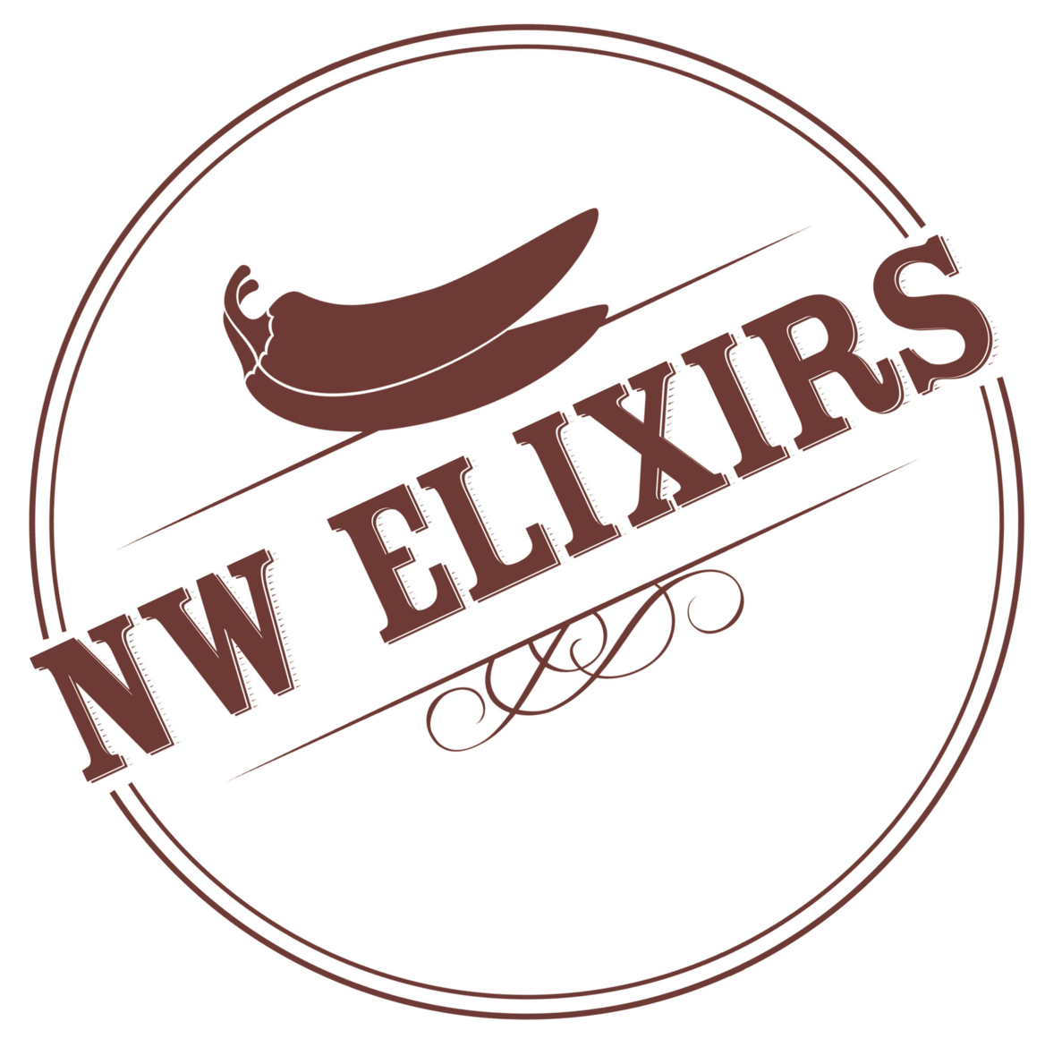Nw Elixirs Spicy Sauce - Circle (1500x1489), Png Download