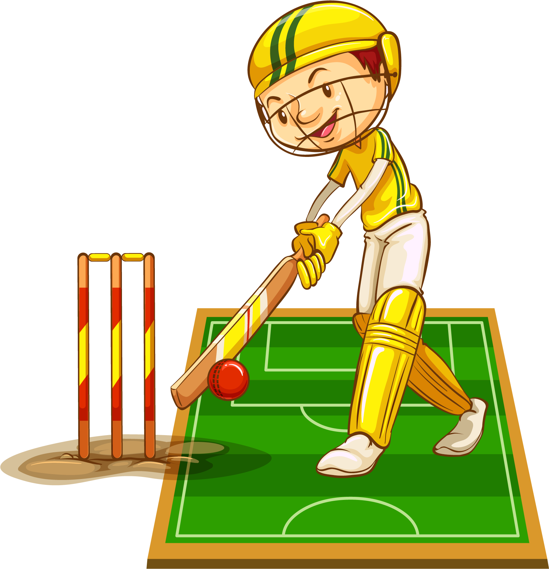 Cricket Bat Cricket Nets Stock Photography - Cricketer Character (1808x2104), Png Download