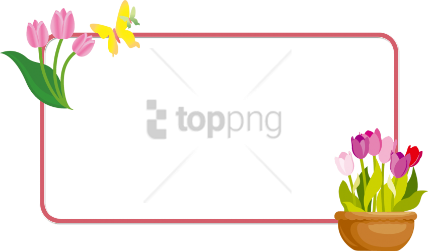 Free Png Spring Frame Png Png Image With Transparent - Frame Spring (850x498), Png Download