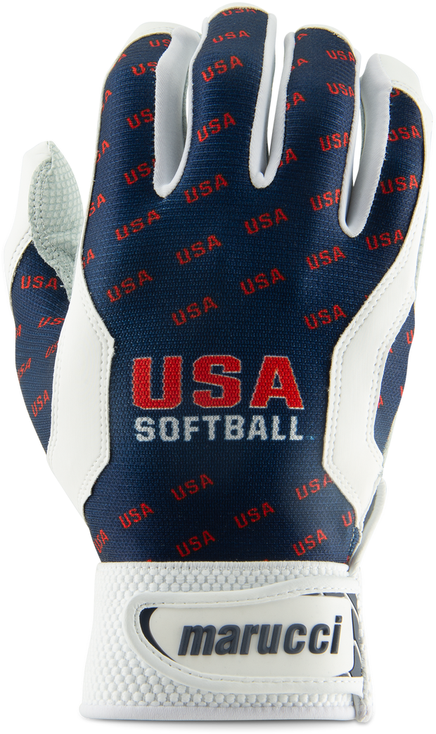 Usa Softball Navy Batting Gloves - Youth Baseball Batting Glove (1280x1280), Png Download