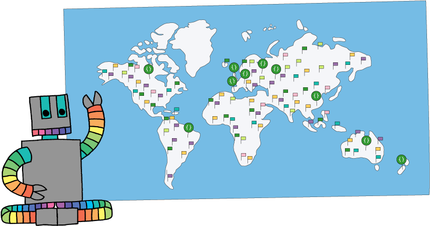 Over 13,000 Code Clubs Have Opened Around The World - Code Club World (870x469), Png Download