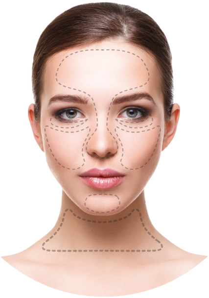 Dermalogica Guinot Free Delivery - White Background Face (746x746), Png Download