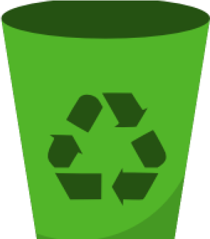 Green Clipart Dustbin - Recycle Bin Green Icon (640x480), Png Download