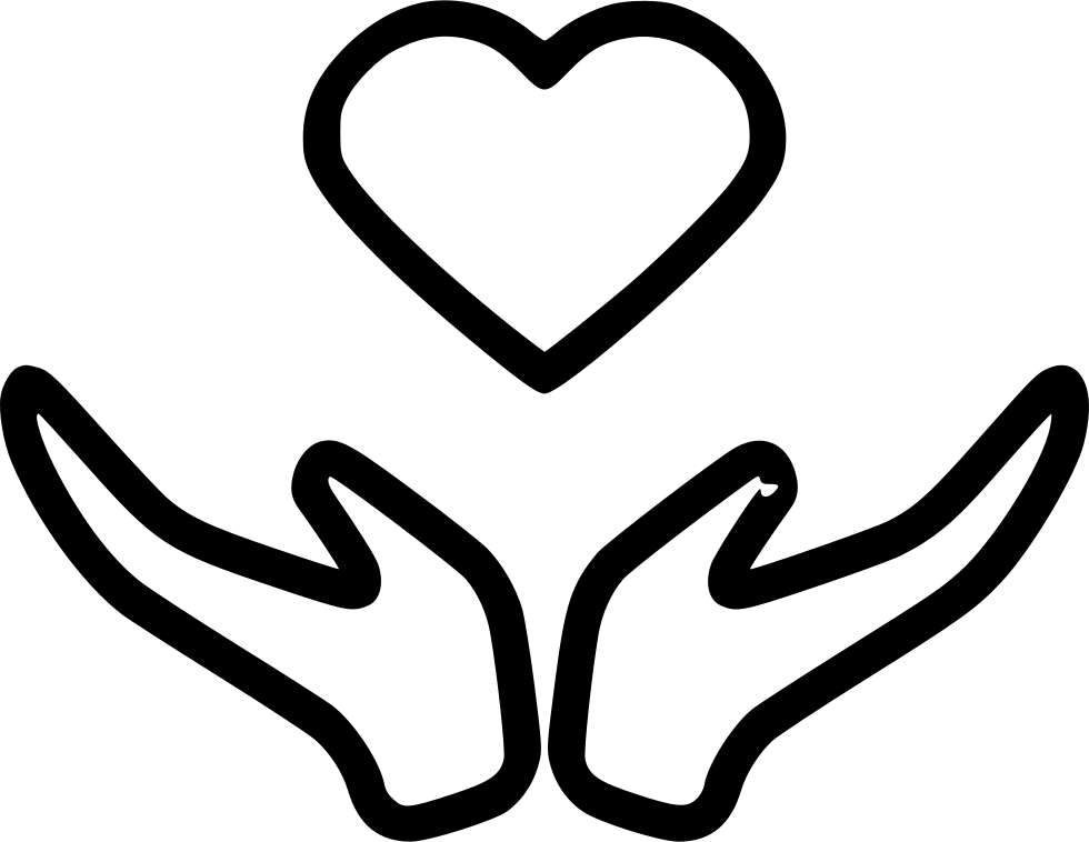 Hands Care Heart Svg Png Icon Free Download - Clip Art Hand Care (980x758), Png Download