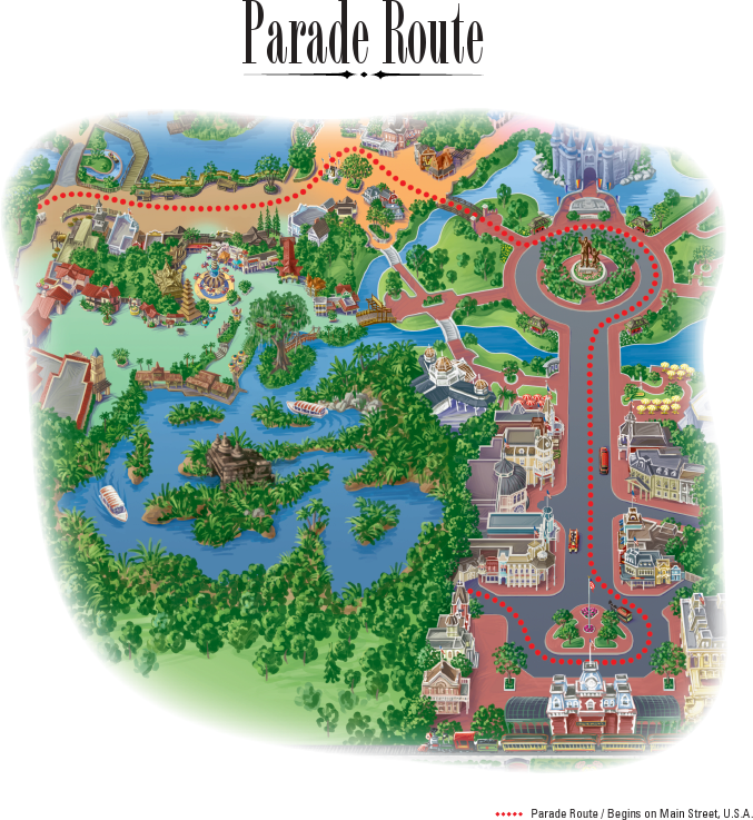 Now The Good News For A Lot Of People, And Bad News - Disney World Magic Kingdom Map (677x737), Png Download