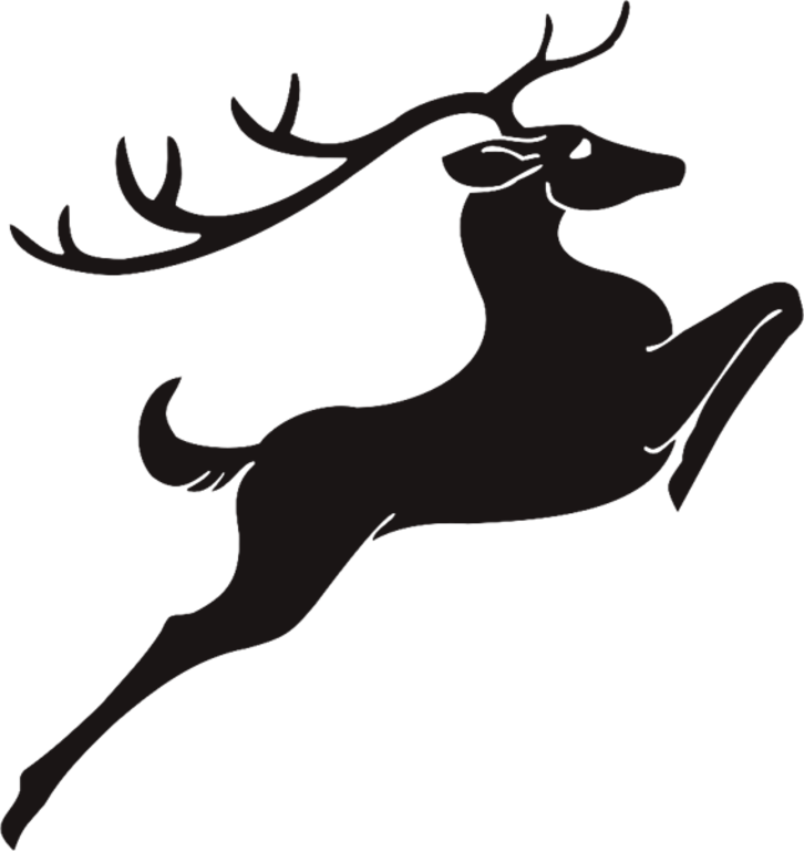 Sleigh Svg Reindeer Template - Illustration (726x768), Png Download