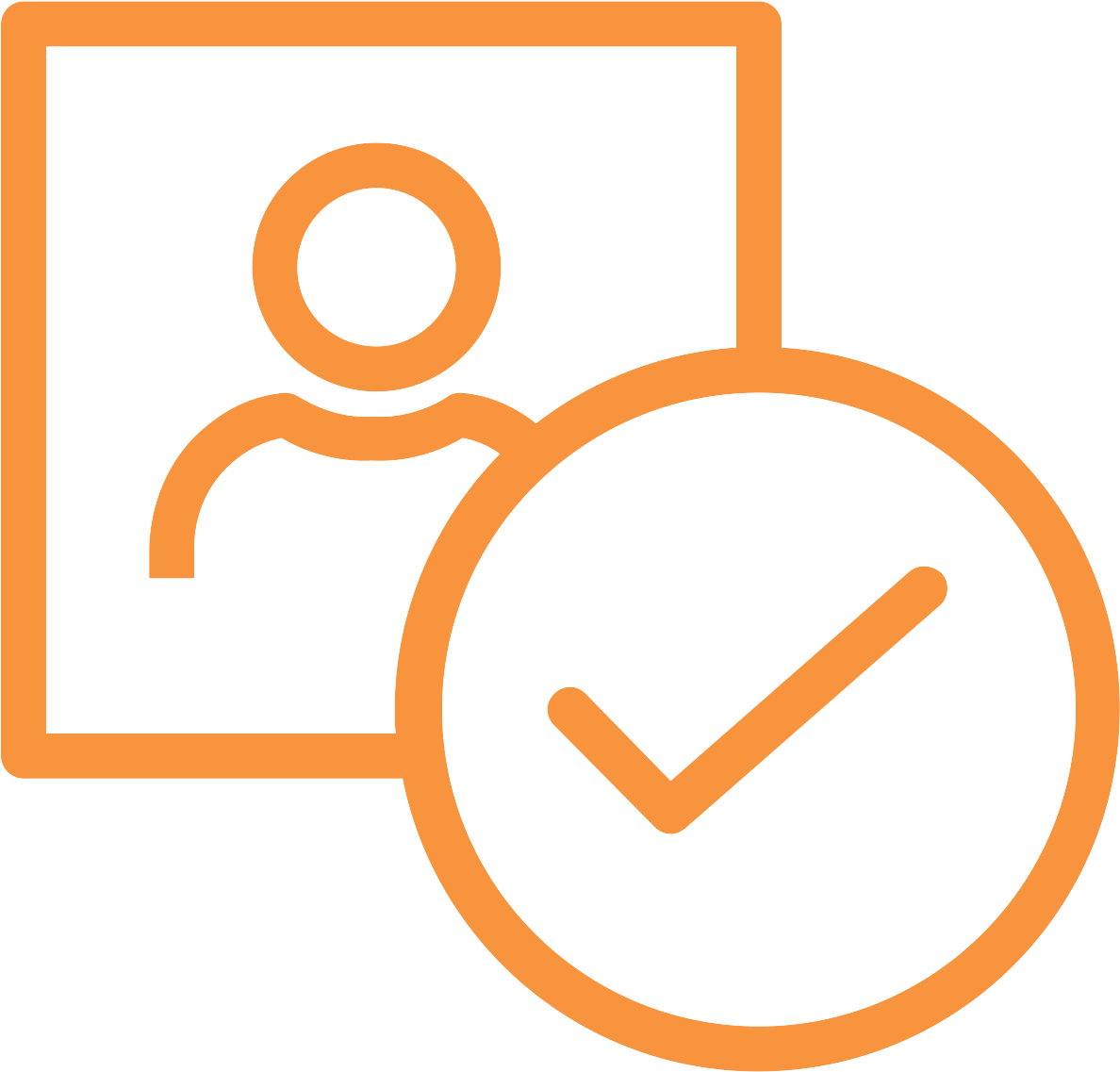 Identity Verification - Smartphone With Tick Icon (1200x1200), Png Download