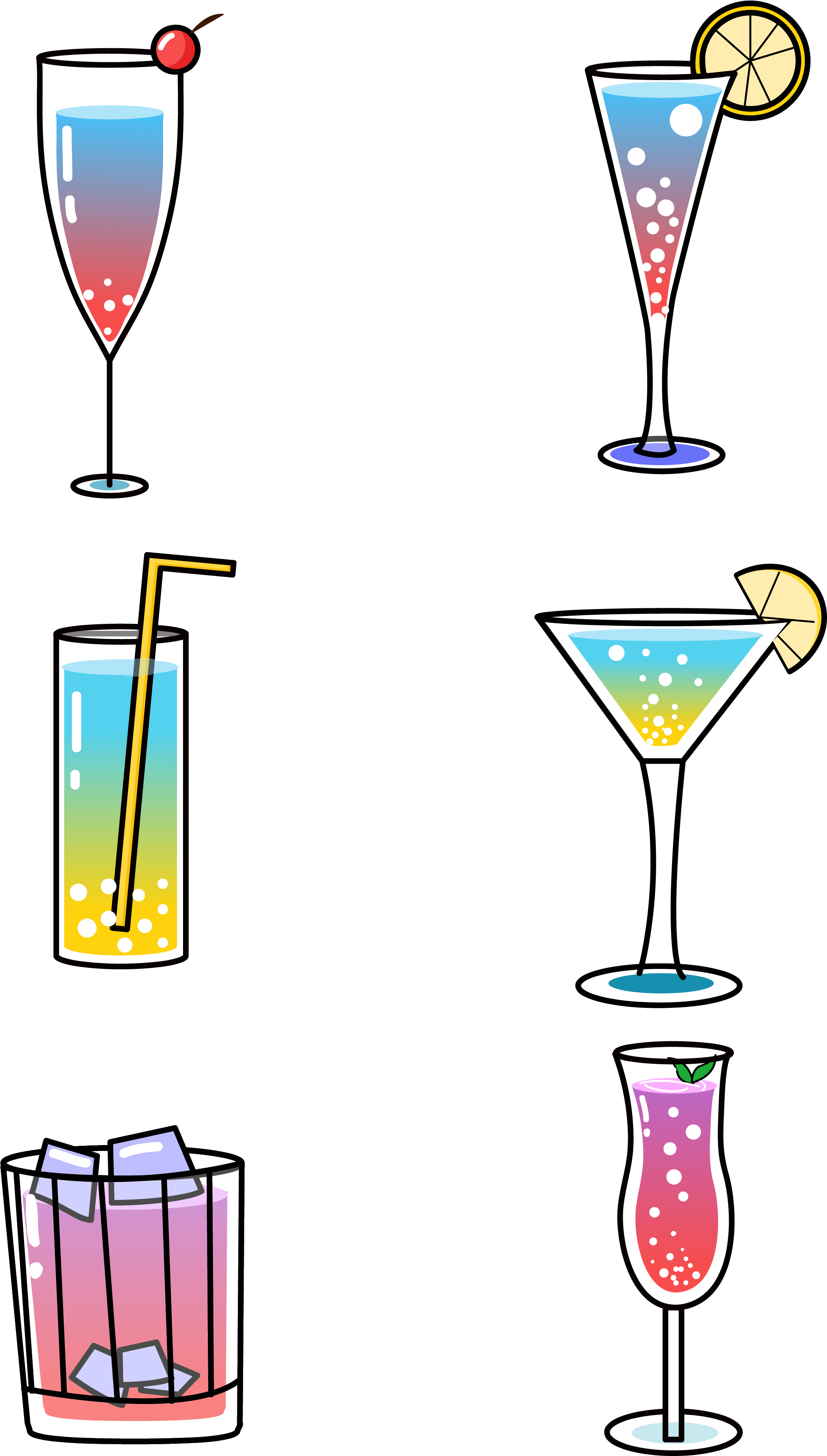 Beverages Drinks Wine Food Png And Vector Image - Martini Glass (3072x4108), Png Download