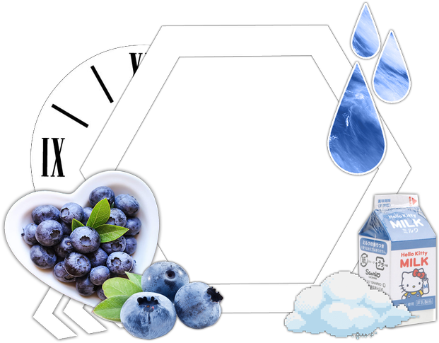 Blueberry (750x731), Png Download