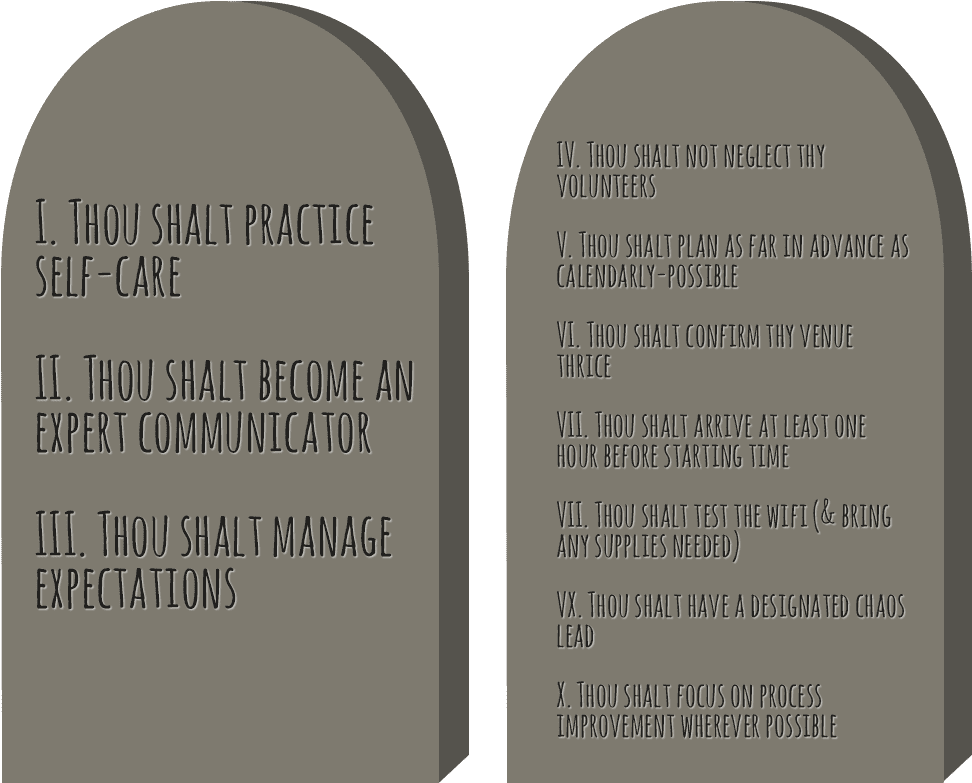 These “10 Commandments” Are From Lessons Learned The - Headstone (1324x1024), Png Download
