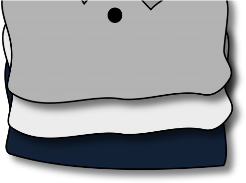 Original - Stack Of Clothes Clipart Transparent (640x480), Png Download