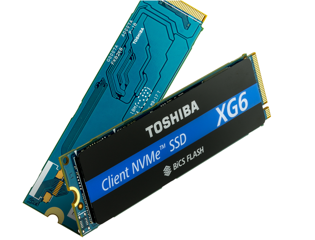 Toshiba Announces Xg6 Nvme Ssd With 96l 3d Nand - Toshiba Satellite (678x482), Png Download