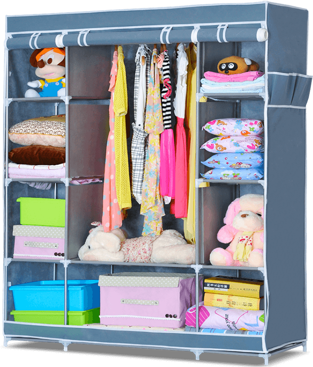 Best Quality Dustproof Storage Non Woven Fabric Folding - Wardrobe (750x750), Png Download