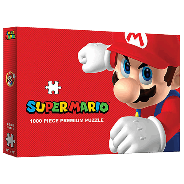 Super Mario 1000 Piece Jigsaw Puzzle - Super Mario Jigsaw Puzzle (600x600), Png Download