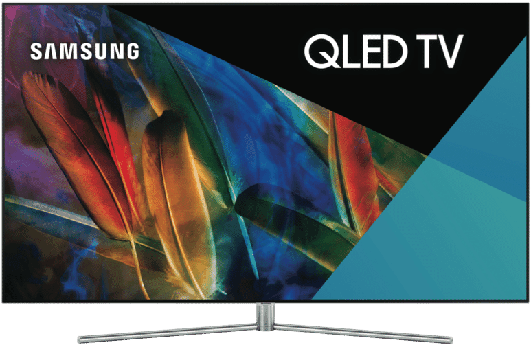 Samsung Transparent Tv Transparent Background - Samsung Qled 55 Inch (773x505), Png Download