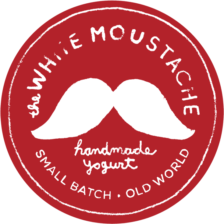 Pug White Moustache - Moustache (1000x1000), Png Download