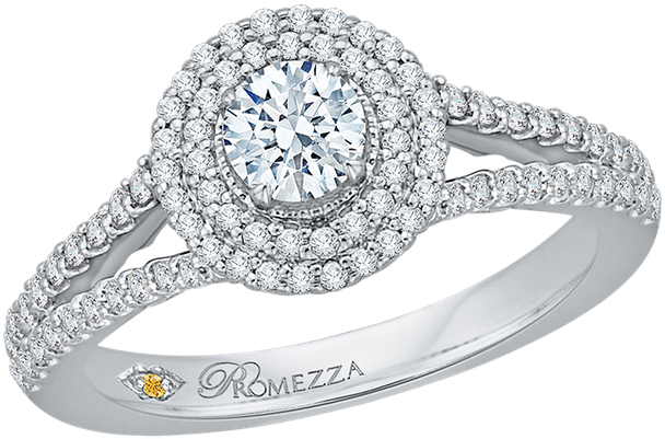 Promezza 14 K White Gold Promezza Engagement Ring - Pre-engagement Ring (800x800), Png Download