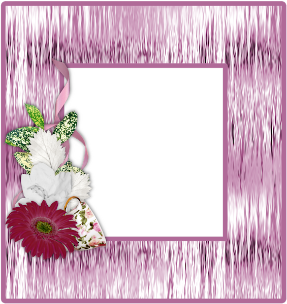 Frame Background, Picture Frames, Scrapbook Pages, - Decoradas Decorados Marco De Hoja (565x600), Png Download