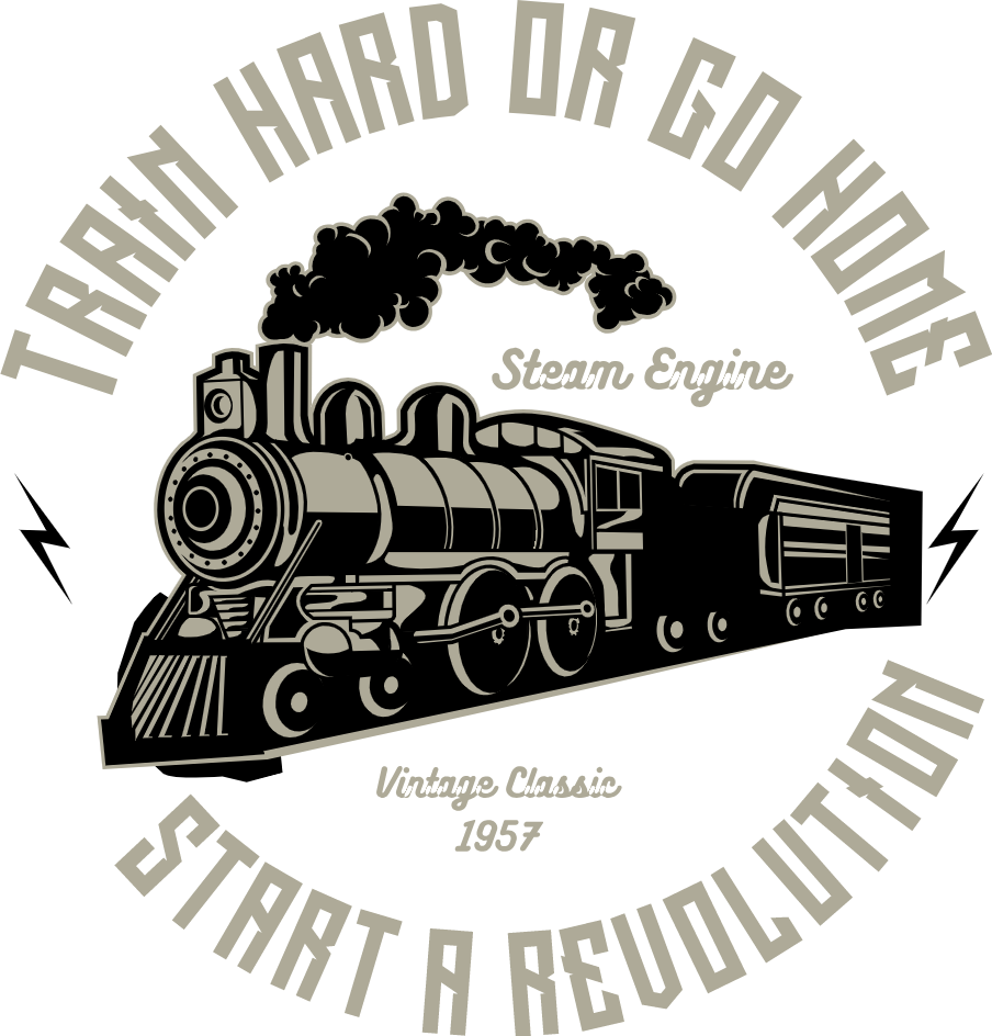 Steam Engine Train - Hard Work Beats Talent Basketball (904x944), Png Download