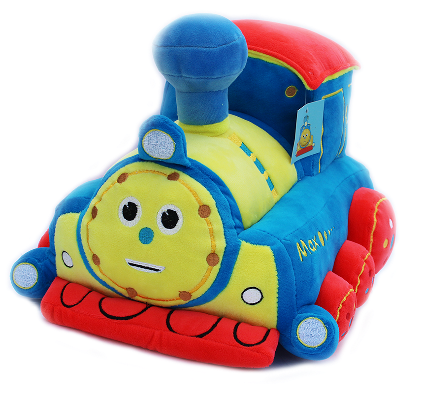Max The Glow Train Plush Character - Max The Glow Train Toy (1000x805), Png Download