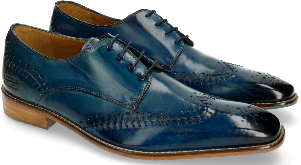 Clark 1 Baby Brio Mid Blue Derby Shoes - Suede (1024x1024), Png Download