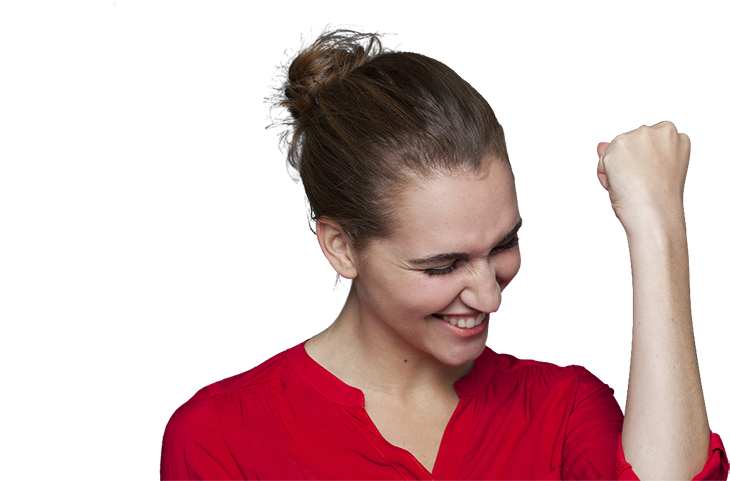 Debt Terminator Is In - Girl (813x480), Png Download