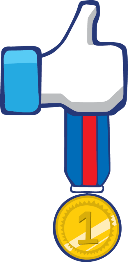 Facebook Thumbs Up Image Clipart - Tools Icon (440x897), Png Download