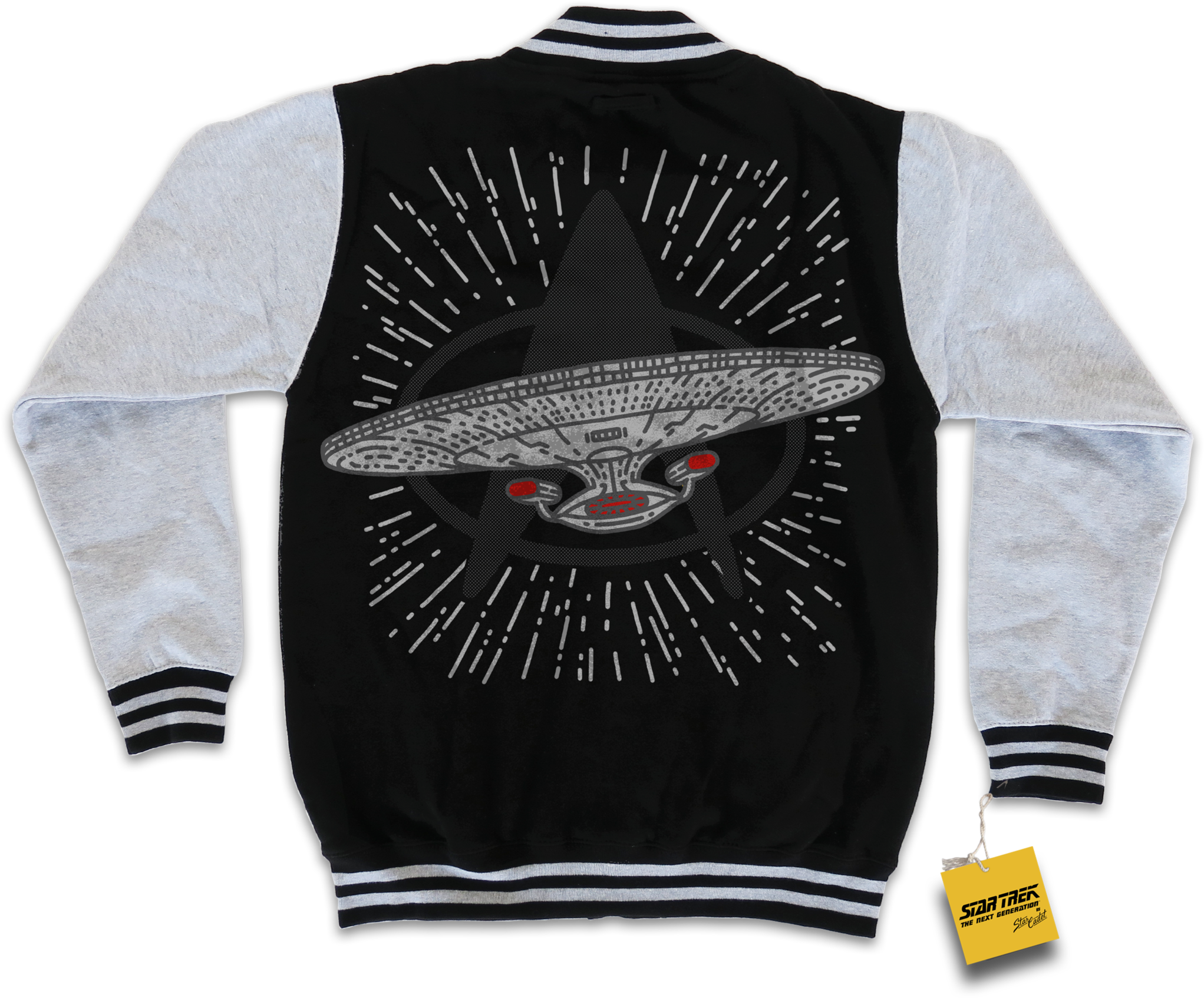 Star Trek - Enterprise - Bomber Jacket - Long-sleeved T-shirt (2048x1745), Png Download