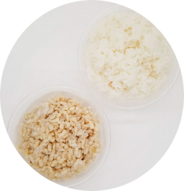 Poké Bowl - Steamed Rice (600x622), Png Download