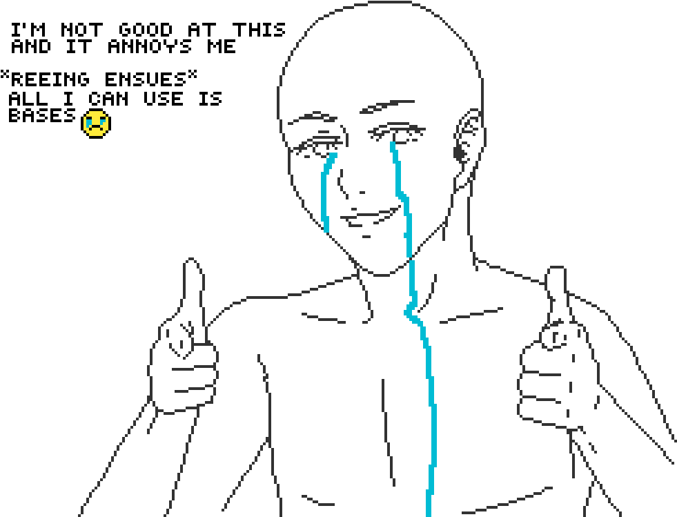 Sad Face - - Finger Gun (1024x768), Png Download