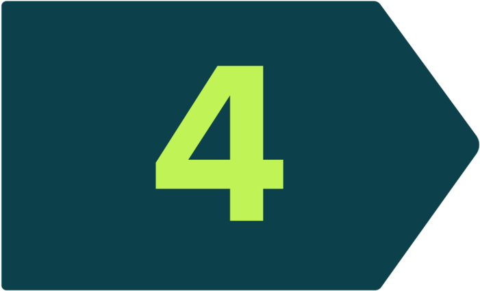 New Patient Step Arrows Teal-04 - Sign (1000x709), Png Download